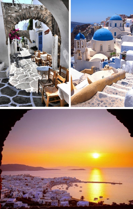 greece pics collage